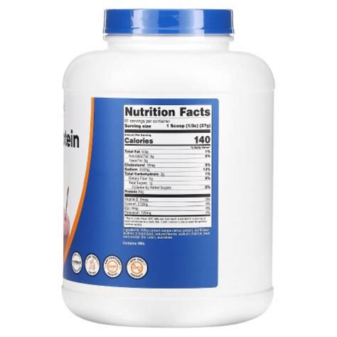 Nutricost Whey Protein Isolate Strawberry Milkshake 5 Lb 2 268 G 5 Lb Kroger