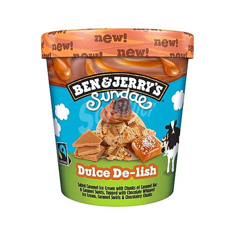 Ben Jerry S Ben Jerry S Tarrina De Helado Sundae Dulce De Leche Ml