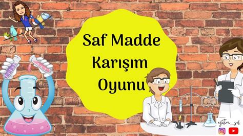 4 Sınıf Fen Bilimleri Saf Madde ve Karışım Oyunu YouTube