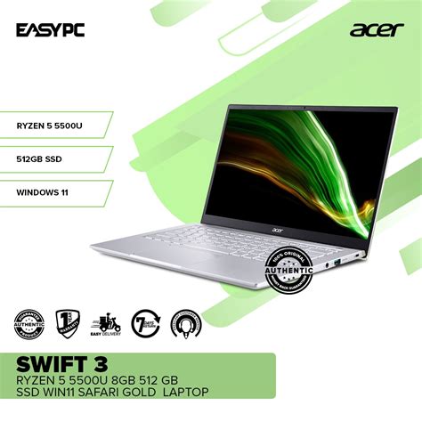 Acer Swift 3 SF314 43 R06N 14inch Ryzen 5 5500U AMD RadeonTM Graphics