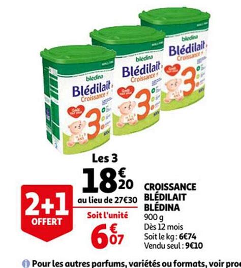 Promo Croissance Bl Dilait Bl Dina Chez Auchan Icatalogue Fr