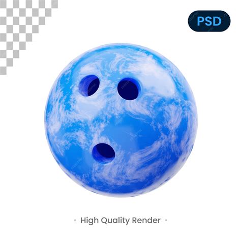 Premium Psd Bowling 3d Icon Premium Psd