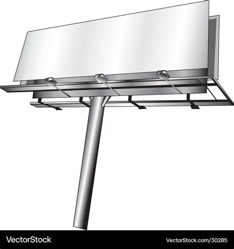 Billboard Royalty Free Vector Image - VectorStock