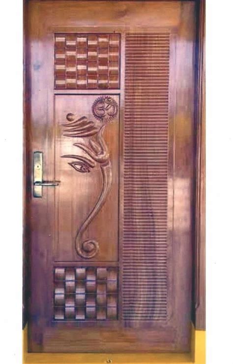 Interior Termite Proof Rectangular Burma Teak Wood Doors For Home At