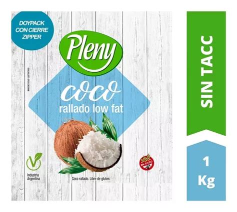 Coco Rallado Low Fat X Kg Libre De Gluten Sin Tacc Mercadolibre