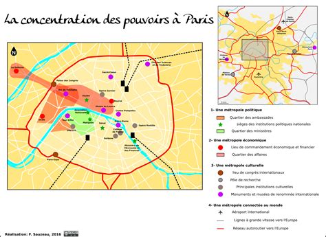 La concentration des pouvoirs à Paris L atelier carto d HG Sempai