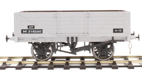 Dapol 7f 051 052 5 Plank Open Wagon In Br Grey M318260