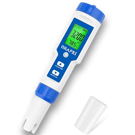 ORAPXI Salt Water Pool Tester 5 In 1 Salt SG TDS EC Temp Digital Pool