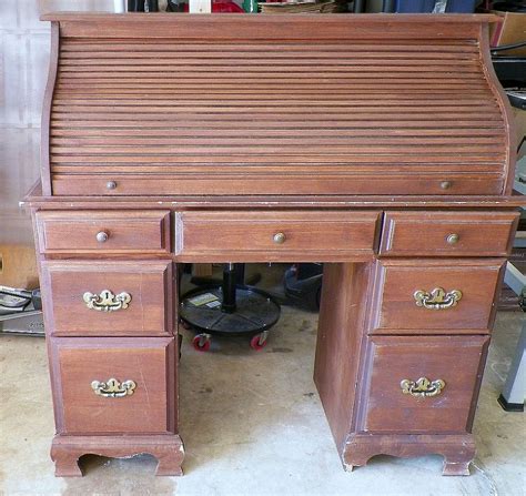 Bring New Life To An Old Roll Top Desk Roll Top Desk Small Roll Top Desk Desk Makeover Diy