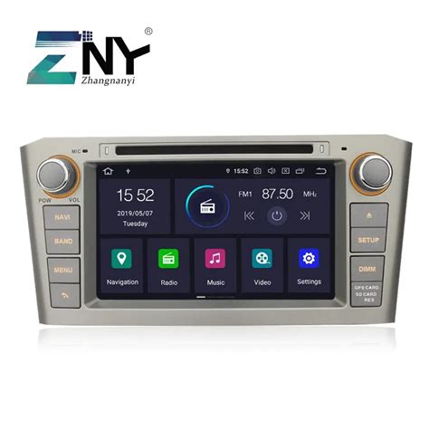 Android Car Dvd Stereo Din Auto Radio For Toyota Avensis T