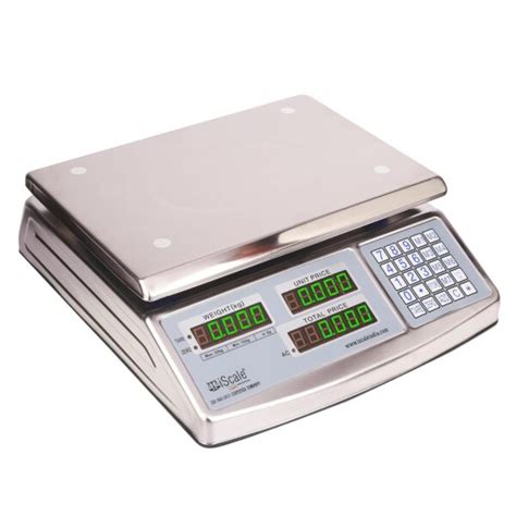 Iscale I 08 30kg X 1g Commercial Price Computing Scale Stainless Steel Body Front And Back