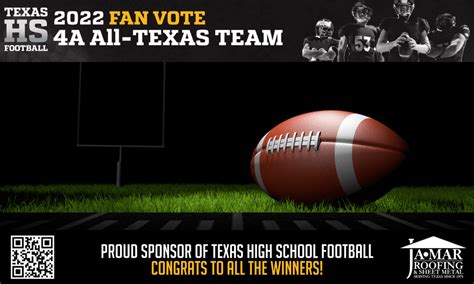 2022 4A Fan Vote All-Texas High School Football Team