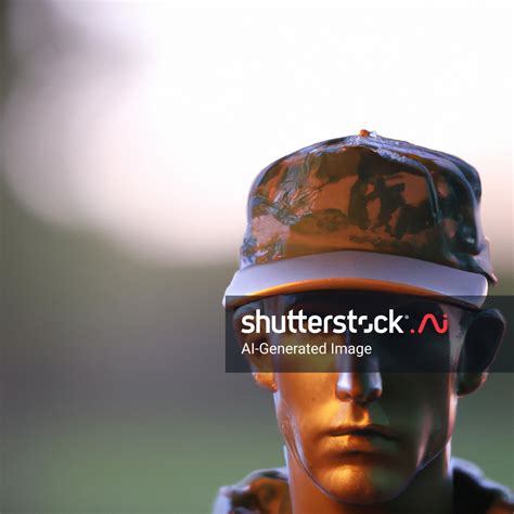 Photo Thousand Yard Stare Soldier Baseball AI-generated image ...