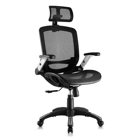 Gabrylly Office Mesh Chair Ergonomic Desk Chair Adjustable Headrest