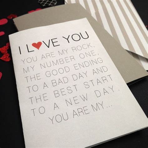 A modern, clean valentines card for your boyfriend. Let him know what the word boyfriend means ...