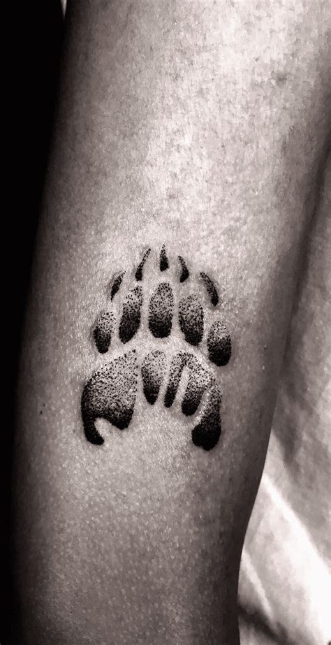 12 best bear paw print tattoo designs – Artofit