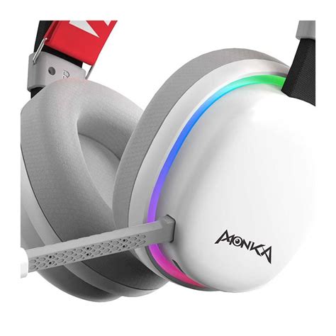 Headset Gamer Marvo Monka Hg W Rgb Drivers Mm Wireless Branco