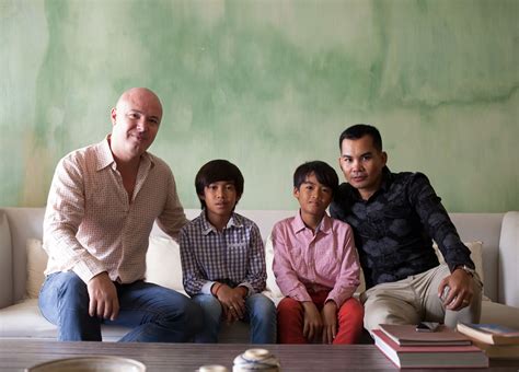 Joffrey And Panya With Their Sons Reaksa And Khemara Kep Cambodia THE GAY MEN PROJECT