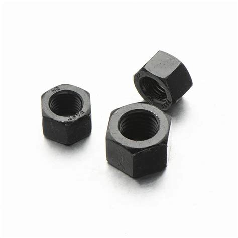 Heavy Hex Nut ASTM A194 A194m Grade 2h Hot DIP Galvanized Xylan Black