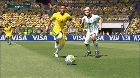 Brazil Vs Argentina Fifa World Cup Russia 2018 Qualifiers Pes 2017 Gameplay Pc Youtube