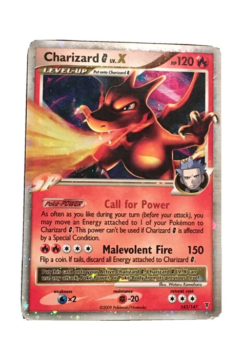 Charizard G LV X 143 147 Ultra Rare Holo 2009 Supreme Victors