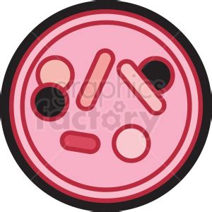 petri dish with bacteria icon clipart. Commercial use GIF, JPG, PNG, EPS, SVG, AI, PDF clipart ...