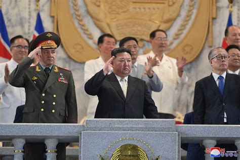 Kim Jong Un joined by Chinese and Russian officials for North Korean ...