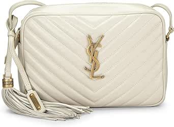 Amazon Yves Saint Laurent Pre Loved White Quilted Calfskin Lou