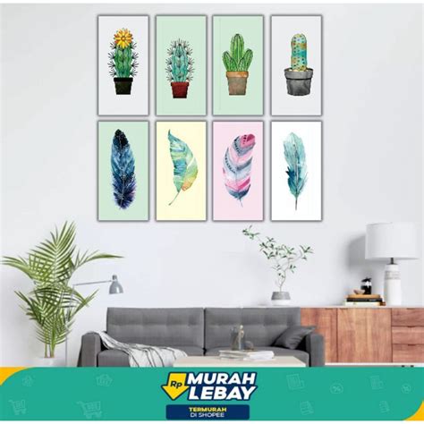 Jual Hiasan Dinding Kaktus Wall Decor Kamar Aesthetic Mr Shopee