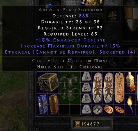 Gg Os Sup Eth Archon Plate Fortitude Rune Set Topic D Jsp