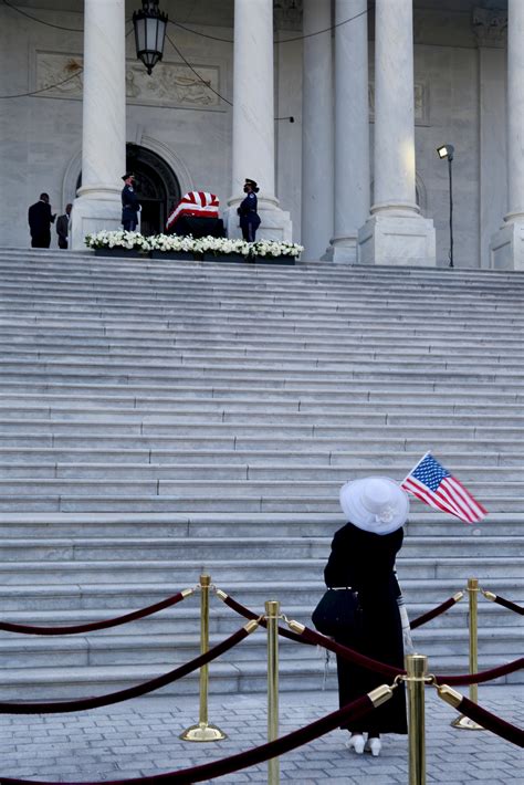 PHOTOS: Congressman John Lewis Lying in State at the Capitol