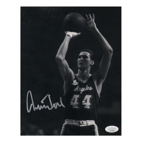 Jerry West Signed Lakers 8x10 Photo JSA Pristine Auction