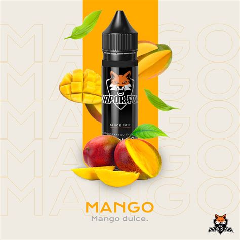 Liquidos 60 Ml Vapor Fox Vapeador E Liquid Frutales MANGO