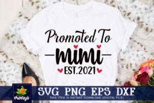 Promoted To Mimi Est2021 Graphic By NKCreative Creative Fabrica