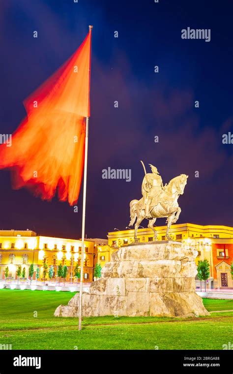 The Skanderbeg Square Or Sheshi Skenderbej Is The Main Plaza In The