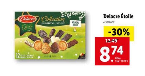 Promo Delacre étoile chez Lidl iCatalogue fr