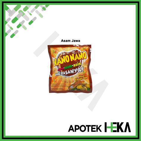 Nano Nano Permen Asam Manis 12 G Jeruk Belimbing Rujak Nanas Asam Jawa