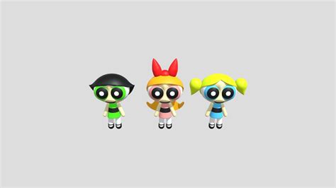 The Powerpuff Girls Download Free 3d Model By Smpemp C525609