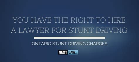 Ontario S Stunt Driving Lawyer Stunt Penalty Calculator