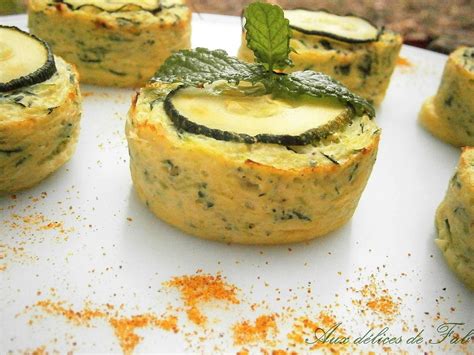 Aux délices de Fab Petits flans de courgette