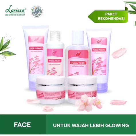 Jual Larissa Paket Sakura Brightening Series Shopee Indonesia