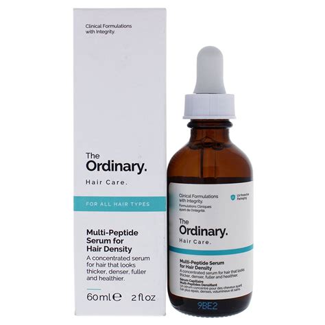 The Ordinary Haircare Growth Set Multi Peptide Serum For Hair Density Plus Natural