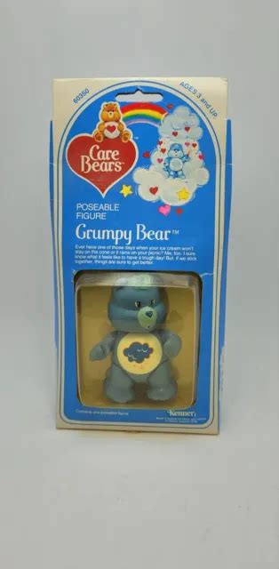 1982 KENNER POSABLE Care Bears GRUMPY BEAR PVC Figure NIB 39 59