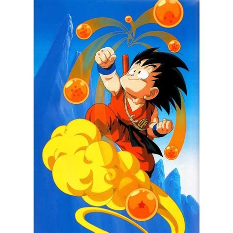 Poster Affiche Sangoku Classique Dragon Ball Boules Magique Dbz Manga