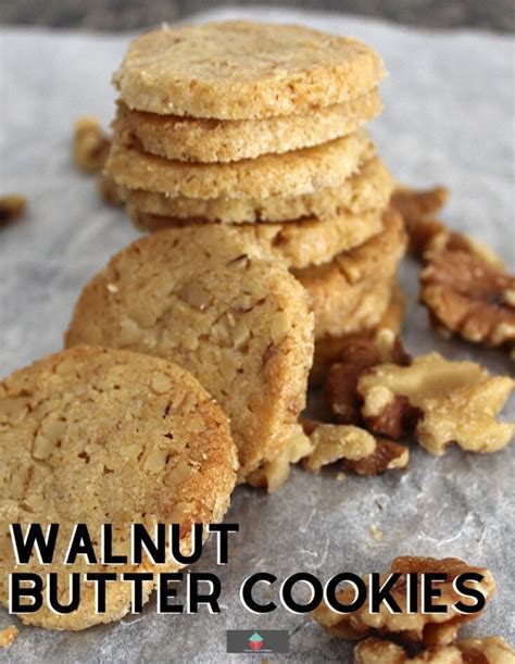 Walnut Butter Cookies | Lovefoodies