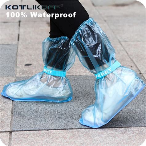 1 Pairs Waterproof Rain Shoe Cover For Men Women Shoes Protector Reusable Boot Covers Rainy Day