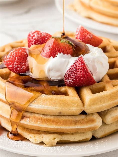 Strawberry Belgian Waffles