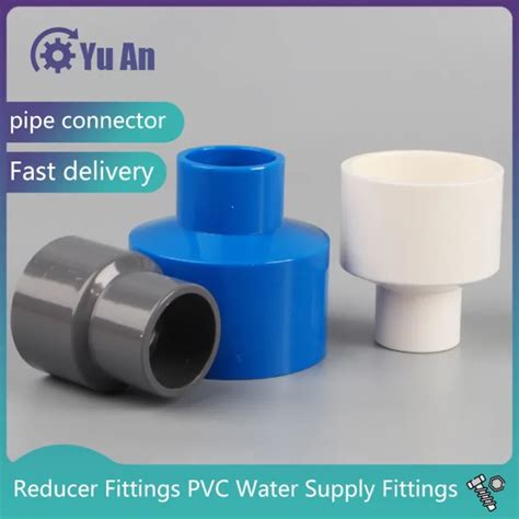 Reducer Joint Pvc Water Supply Fittings Fitting Reducing Straight Connectors Garden Water Pipe