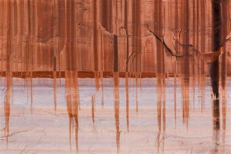 Ut Glen Canyon Sandstone With Varnish Stains By Don Paulson 24 X 15