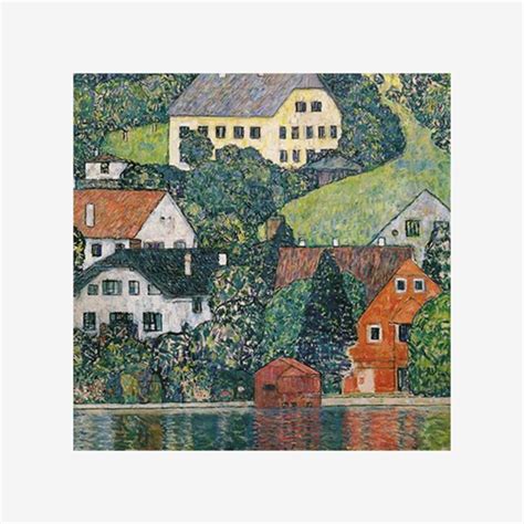 Houses in Unterach on Lake Attersee c 1916 아티쉬